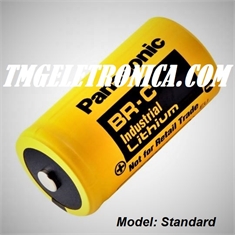 BR-C - Bateria 3Volts Lithium Battery Genuine PANASONIC BR-C Battery 3.0V, series BR-C industrial Lithium Size C Cell - Standard, w/Solder Tabs - BR-C - Bateria 3Volts Lithium Battery Genuine